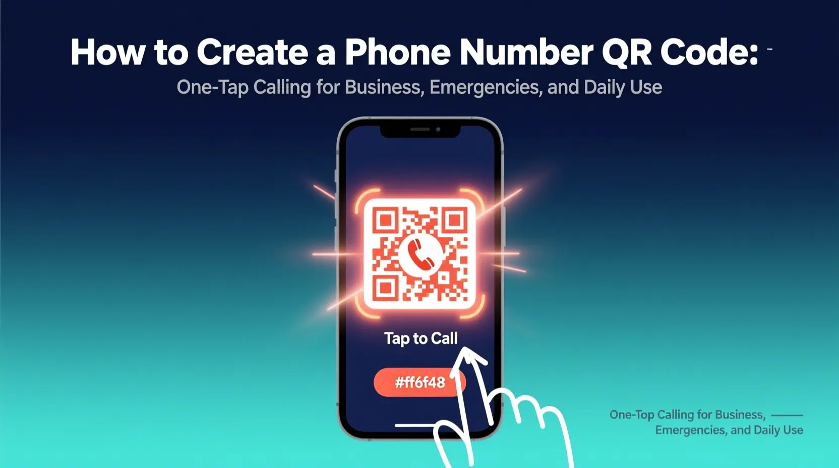 How to Create a Phone Number QR Code: One-Tap Calling for Business, Emergencies, and Daily Use