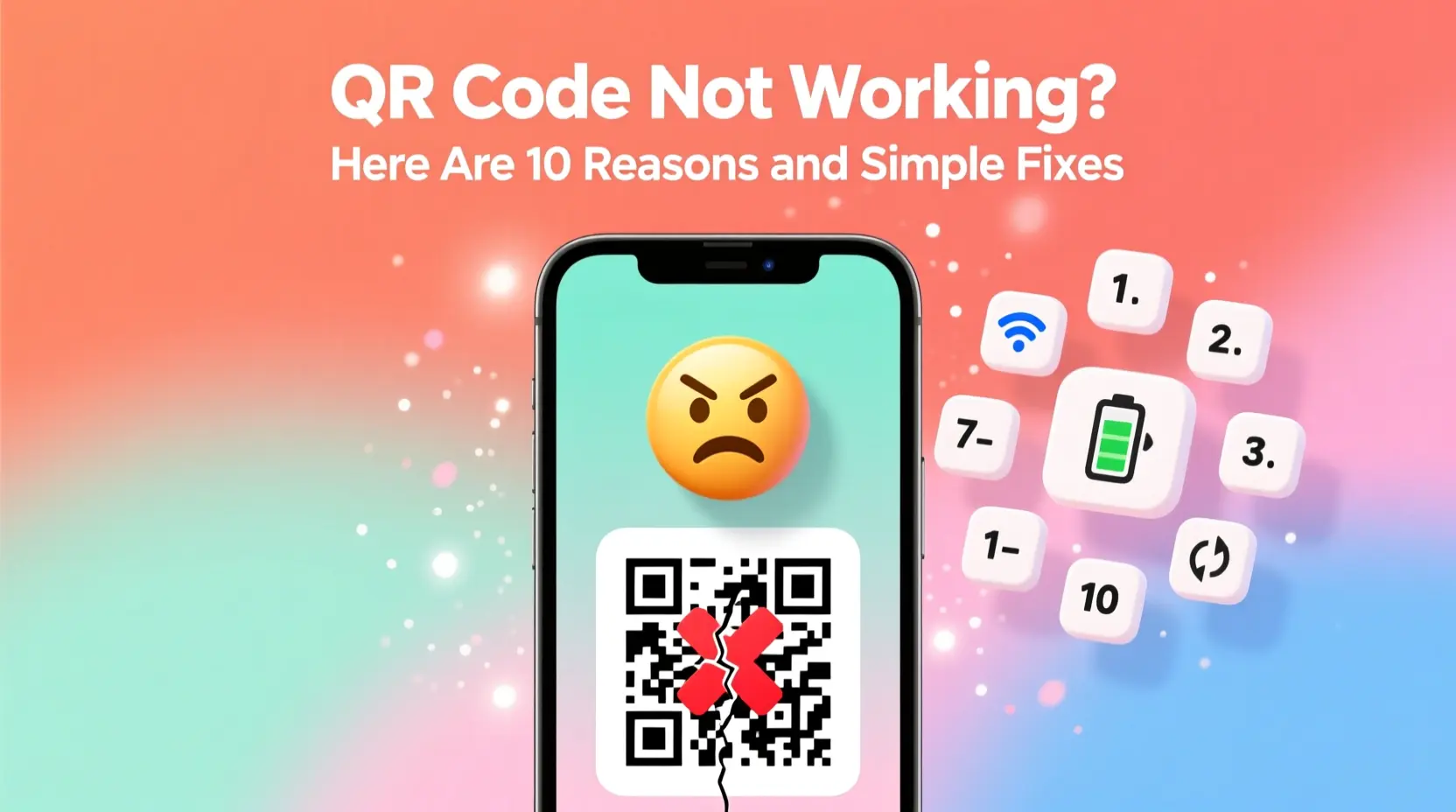QR Code Not Working? Here Are 10 Reasons and Simple Fixes