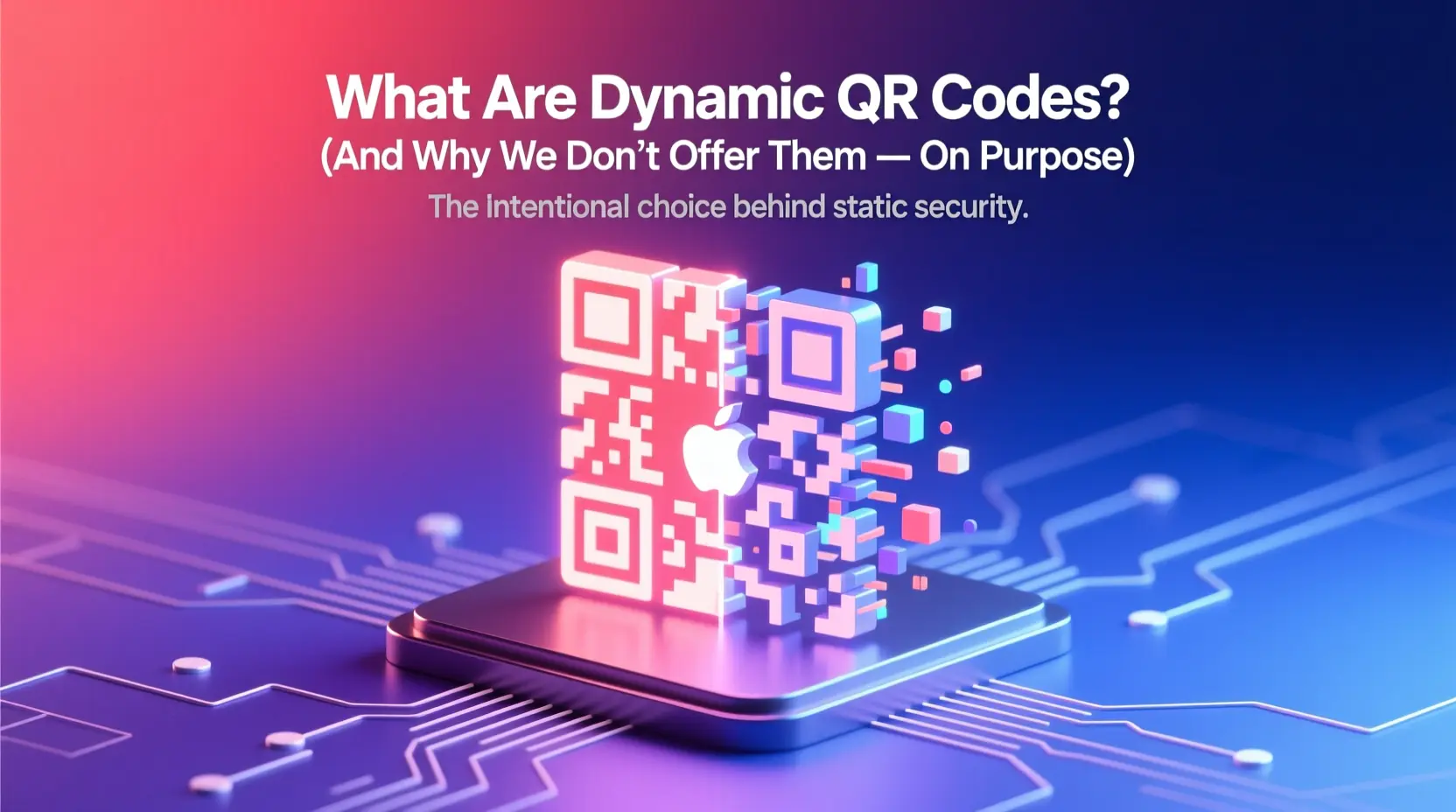 What Are Dynamic QR Codes? (And Why We Don’t Offer Them — On Purpose)