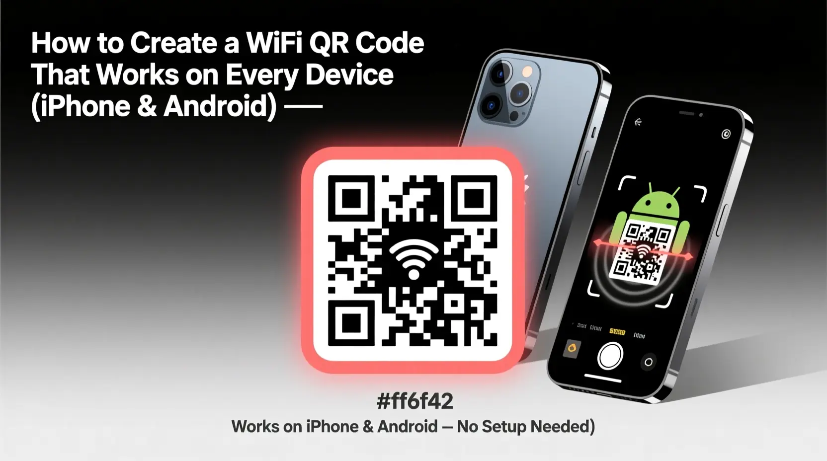 How to Create a WiFi QR Code That Works on Every Device (iPhone & Android)
